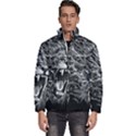 Lion Furious Abstract Desing Furious Men s Puffer Bubble Jacket Coat View1