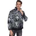 Lion Furious Abstract Desing Furious Men s Puffer Bubble Jacket Coat View3