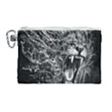 Lion Furious Abstract Desing Furious Canvas Cosmetic Bag (Large) View1