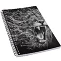 Lion Furious Abstract Desing Furious 5.5  x 8.5  Notebook View1