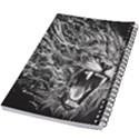 Lion Furious Abstract Desing Furious 5.5  x 8.5  Notebook View2