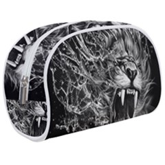 Lion Furious Abstract Desing Furious Make Up Case (medium) by Jancukart