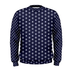 Snowflakes Abstract Snowflake Abstract Pattern Men s Sweatshirt