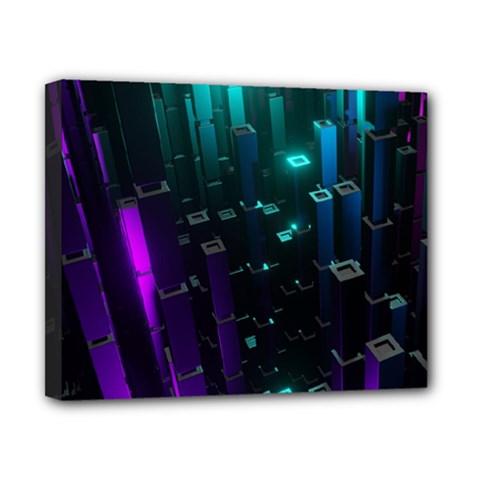 Abstract Building City 3d Canvas 10  X 8  (stretched)