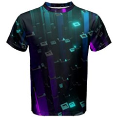 Abstract Building City 3d Men s Cotton Tee