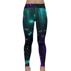 Abstract Building City 3d Classic Yoga Leggings