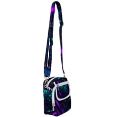 Abstract Building City 3d Shoulder Strap Belt Bag