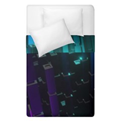 Abstract Building City 3d Duvet Cover Double Side (single Size) by Jancukart