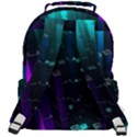 Abstract Building City 3d Rounded Multi Pocket Backpack View3