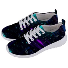 Abstract Building City 3d Men s Lightweight Sports Shoes