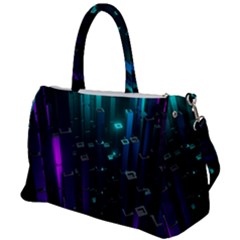 Abstract Building City 3d Duffel Travel Bag