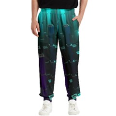 Abstract Building City 3d Men s Elastic Waist Pants by Jancukart