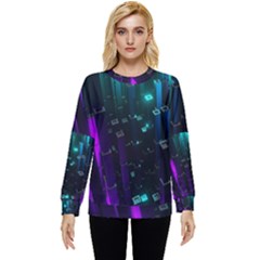 Abstract Building City 3d Hidden Pocket Sweatshirt