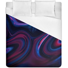 Purple Blue Swirl Abstract Duvet Cover (california King Size)