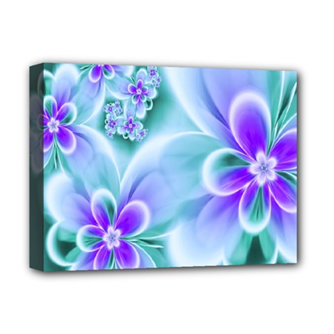 Abstract Flowers Flower Abstract Deluxe Canvas 16  X 12  (stretched)  by Jancukart