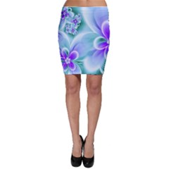 Abstract Flowers Flower Abstract Bodycon Skirt