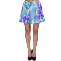 Abstract Flowers Flower Abstract Skater Skirt