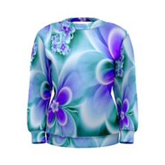 Abstract Flowers Flower Abstract Women s Sweatshirt