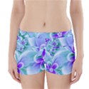 Abstract Flowers Flower Abstract Boyleg Bikini Wrap Bottoms View1