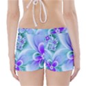 Abstract Flowers Flower Abstract Boyleg Bikini Wrap Bottoms View2