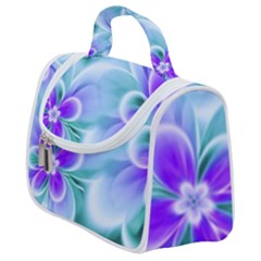 Abstract Flowers Flower Abstract Satchel Handbag