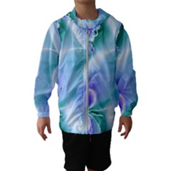 Abstract Flowers Flower Abstract Kids  Hooded Windbreaker