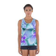 Abstract Flowers Flower Abstract Sport Tank Top 