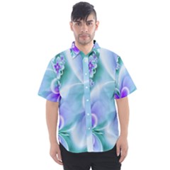 Abstract Flowers Flower Abstract Men s Short Sleeve Shirt