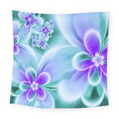 Abstract Flowers Flower Abstract Square Tapestry (large)