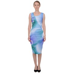 Abstract Flowers Flower Abstract Sleeveless Pencil Dress by Jancukart