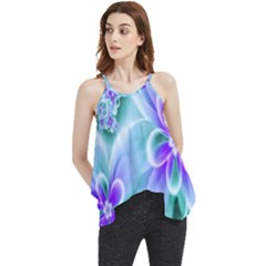 Abstract Flowers Flower Abstract Flowy Camisole Tank Top