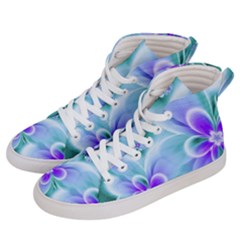 Abstract Flowers Flower Abstract Men s Hi-top Skate Sneakers