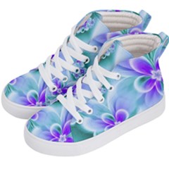 Abstract Flowers Flower Abstract Kids  Hi-top Skate Sneakers