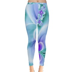 Abstract Flowers Flower Abstract Inside Out Leggings