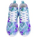 Abstract Flowers Flower Abstract Women s Lightweight High Top Sneakers View1