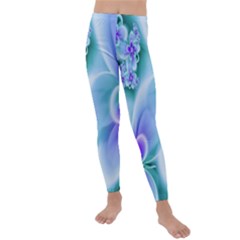 Abstract Flowers Flower Abstract Kids  Lightweight Velour Leggings