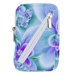 Abstract Flowers Flower Abstract Belt Pouch Bag (large)