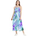 Abstract Flowers Flower Abstract Boho Sleeveless Summer Dress View1