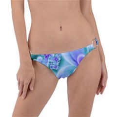 Abstract Flowers Flower Abstract Ring Detail Bikini Bottoms