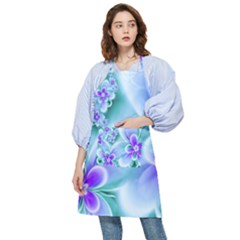 Abstract Flowers Flower Abstract Pocket Apron