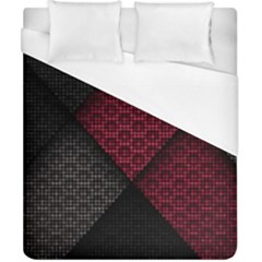 Red Black Abstract Pride Abstract Digital Art Duvet Cover (california King Size) by Jancukart