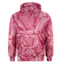 Pink Roses Pattern Floral Patterns Men s Core Hoodie