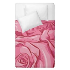 Pink Roses Pattern Floral Patterns Duvet Cover Double Side (single Size)