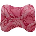 Pink Roses Pattern Floral Patterns Head Support Cushion View1