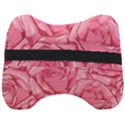 Pink Roses Pattern Floral Patterns Head Support Cushion View2