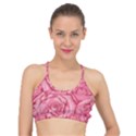 Pink Roses Pattern Floral Patterns Basic Training Sports Bra View1