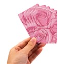 Pink Roses Pattern Floral Patterns Playing Cards Single Design (Rectangle) with Custom Box View3