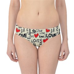 Love Abstract Background Textures Creative Grunge Hipster Bikini Bottoms