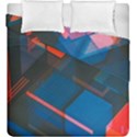 Minimalist Abstract Shaping  Abstract Digital Art Duvet Cover Double Side (King Size) View2