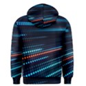 Orange Blue Dot Dots Lines Abstract Abstract Digital Art Men s Core Hoodie View2